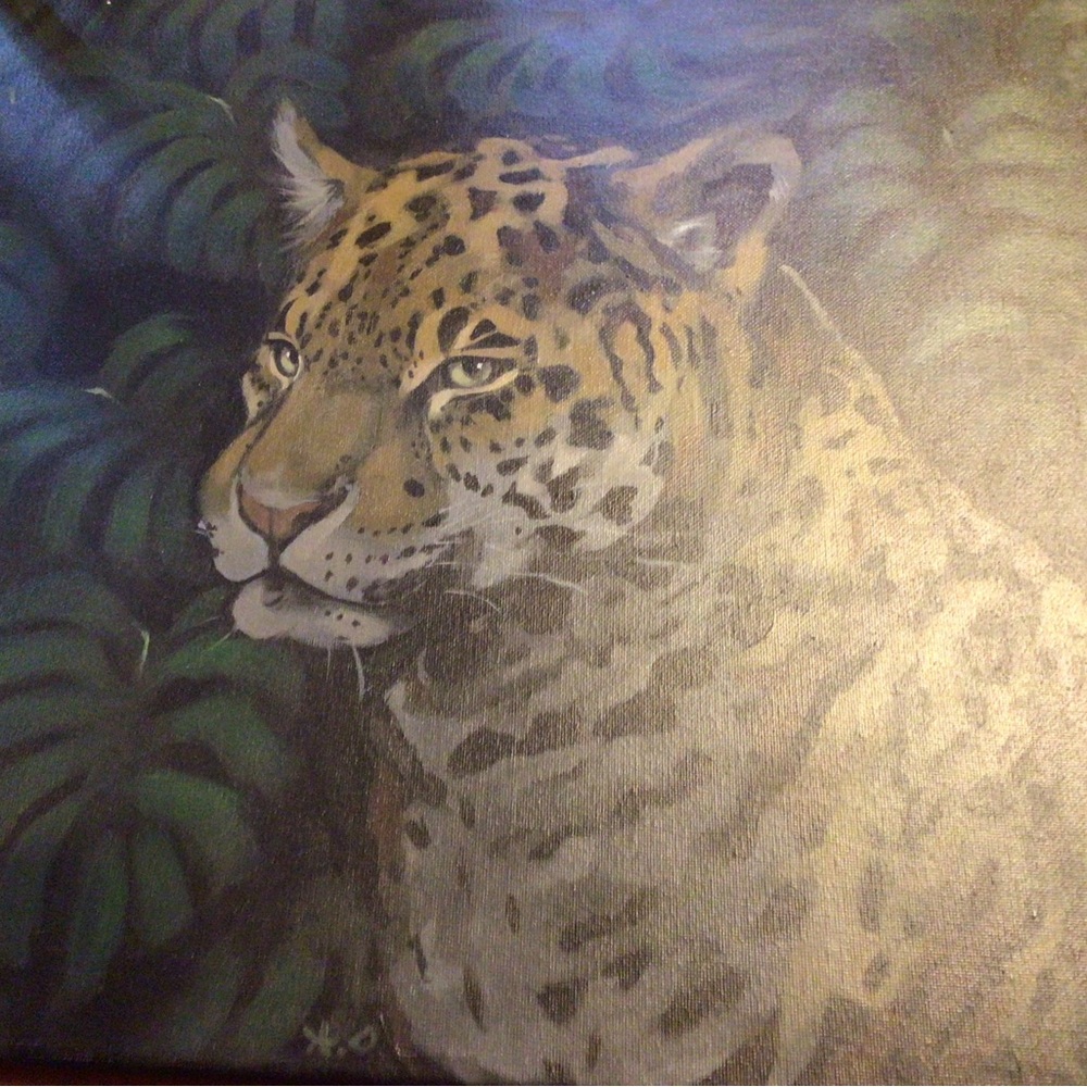 Leopard Canvas Art/Amandas artwork